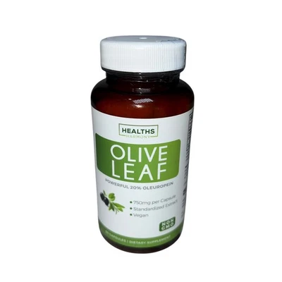 Healths Harmony Super Strength: 20% Oleuropein Olive Leaf Extract (Non-GMO) 60ct - Image 1 of 3