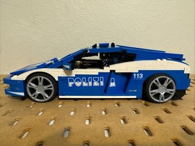 LEGO Racers: Lamborghini Polizia 8214 100% Complete. NO Manual NO Box.