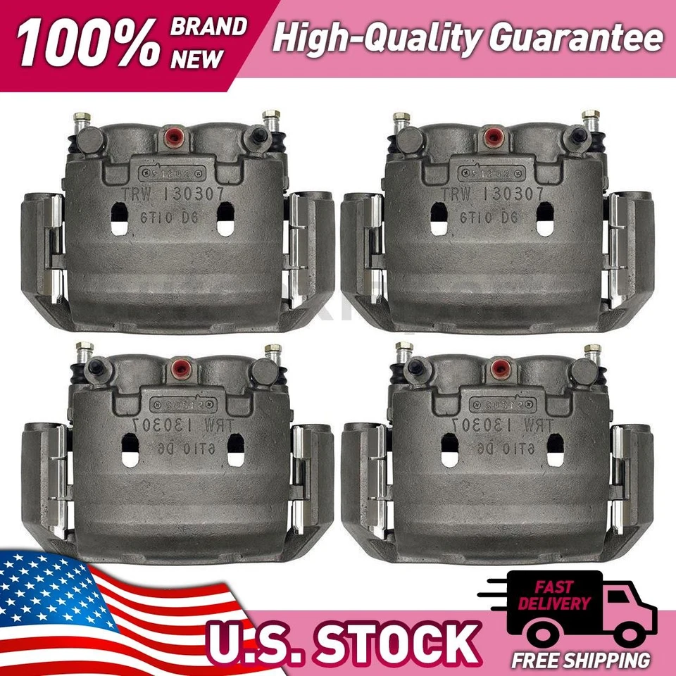 4 pinzas de freno de disco delanteras traseras Power Stop para Ford F-450 Super Duty 1999-2004 Foto 1 de 1