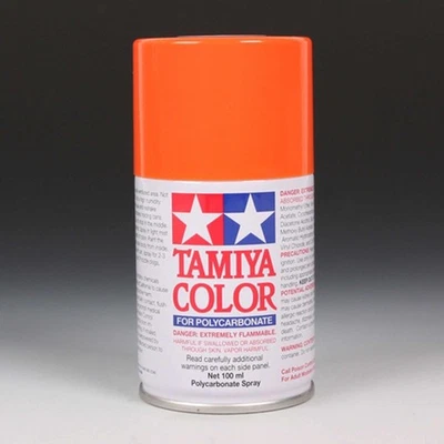 Tamiya Polycarbonate PS-7 Orange TAM86007 Lacquer Primers & Paints - Image 1 of 2