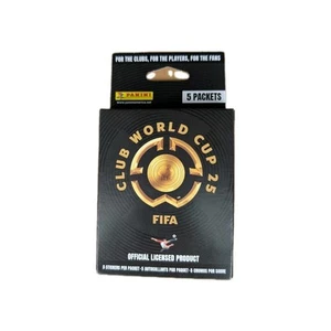 2025 FIFA Panini Club World Cup Sticker USA Ver.(5 Packs) New Sealed Rare HTF - Picture 1 of 4