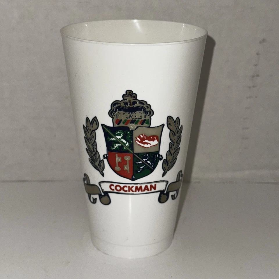 Copo Vintage Cockman Family Crest 6” Nome Engraçado Tumbler – Ótimo Presente de Mordaça! - Imagem 1 de 4