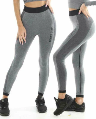 (003) Leggings sin costuras Gold's Gym - Cintura alta | Diseño de contorno realzado Foto 1 de 4