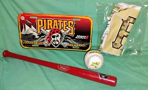 Pittsburgh Pirates - Mini Bat, Parrot baseball, license plate, camo bandana - Picture 1 of 3