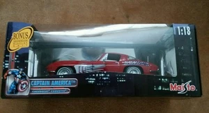 Maisto Marvel Captain America Chevrolet Corvette Maßstab 1:18 - Bild 1 von 4