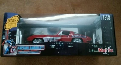 Maisto Marvel Captain America Chevrolet Corvette масштаб 1:18 - Изображение 1 из 4