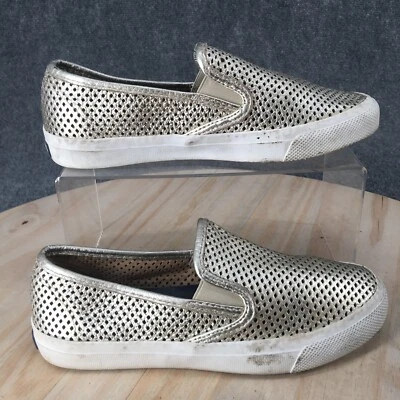 Sperry верхний сидр туфли женщин 6 приморский перфорированный повседневный поскользнуться на кроссовках золото - Изображение 1 из 4
