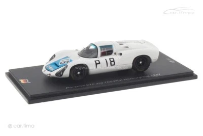 Porsche 910 1000km Nürburgring 1967 Neerpash/Elford Spark 1:43 SG820 - Immagine 1 di 4