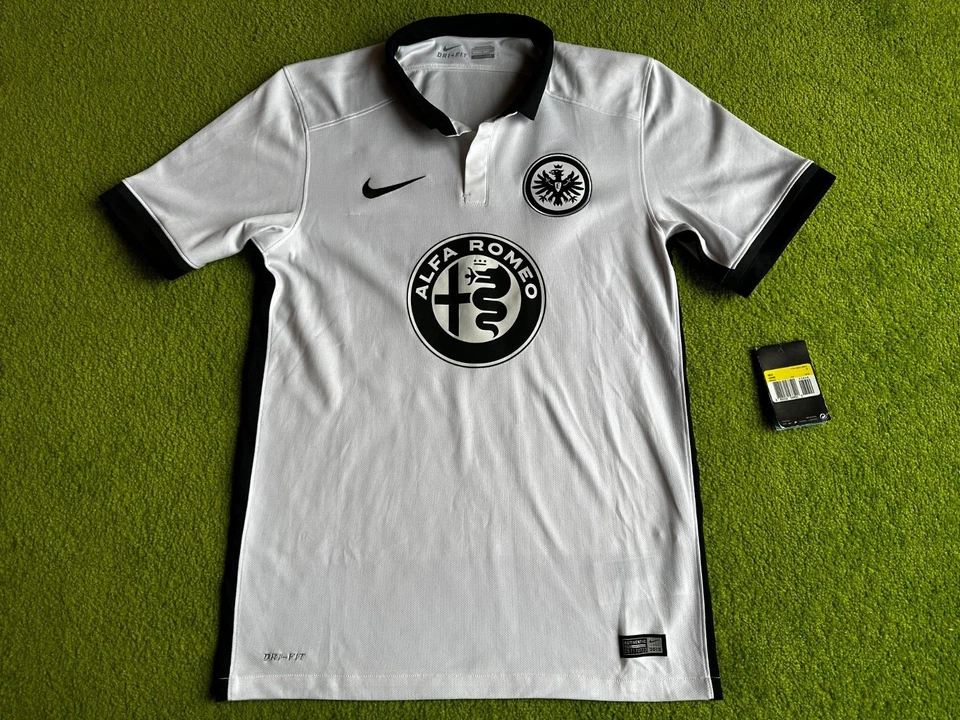 Eintracht Frankfurt Shirt Trikot Jersey 2015 2016 Alfa Romeo Gr. S mit Etikett - Bild 1 von 4