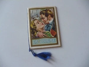 CALENDARIETTO BARBIERE 1956 LA BOHEME GRAFICHE MIGNANI OTTIMO CON CORDONCINO - Picture 1 of 1