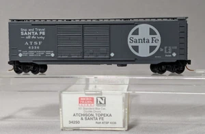 N scale MICRO TRAINS # 34250 SANTA FE 50' Box Car Double Door ATSF 4336 - Picture 1 of 8