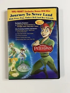 JOURNEY TO NEVERLAND PETER PAN, TINKER BELL & FRIENDS ANIMATED DVD GUC Walmart - Picture 1 of 4