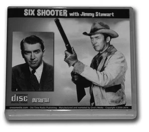 SIX SHOOTER con James Stewart Volume 1 RADIO OLD TIME - 12 CD AUDIO - 24 SPETTACOLI - Foto 1 di 1
