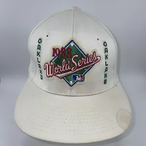 Vintage AJD 1988 World Series Oakland Athletics, Snapback Hat - NWT has Stain  - Picture 1 of 12
