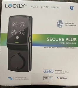 Lockly Secure Plus Riegel schlüssellose Tür Smart Fingerabdruck Schloss Ret $ 249,99 - Bild 1 von 5