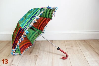 Guarda-sol de renda feminino vintage feito à mão para festa de casamento de noiva decoração para casa - Imagem 1 de 4