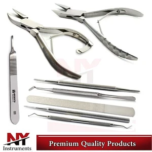 Chiropody Ingrown Toenail Surgery Treatment Podiatrist Podiatry Instruments Set - Picture 1 of 9