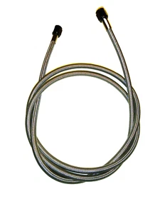 6AN NITROUS OXIDE LINE 15ft STAINLESS STEEL BRAIDED BLACK ENDS - Picture 1 of 1