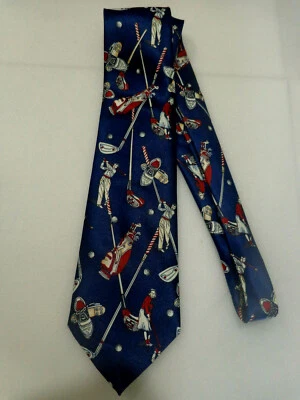 ROMARIO MANZINI POLIÉSTER HOMBRE CORBATA GOLF AZUL Foto 1 de 4