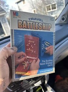 1984 Battleship Travel Game by Milton Bradley New Sealed In Box - Picture 1 of 3