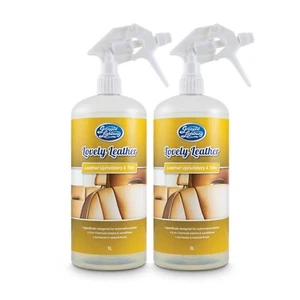 Leather Cleaner & Conditioner Lovely Leather 1L Twin by Greased Lightning - Picture 1 of 5