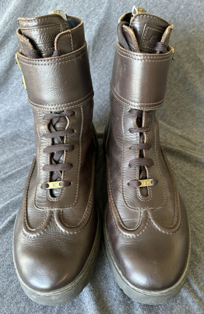 Louis Vuitton Leather Upper Ankle Boots for Men for Sale