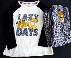Disney Pequeño Damas Pijama PJ Rey León Simba Nala Camisa Manga Larga Pantalón Mujer - Imagen 1 de 5