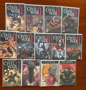 CIVIL WAR II #0-8 MARVEL Set+ FCBD, The Oath, The Accused, The Fallen-Lot of 13 - Picture 1 of 4