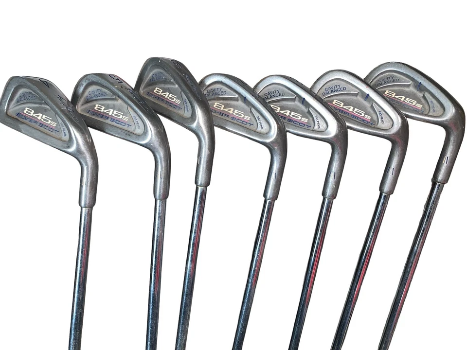 Tommy Armour 845S Silver Scot 4-9 PW Irons 24° TT Dynamic Gold Steel R300 RH - Image 1 of 4