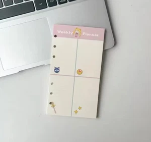 Sailor Moon A6 45-Blatt-Notizbuch, Nachfüllung, Spiralbinder, - Bild 1 von 1