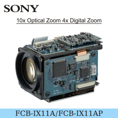 Cámara bloque color alta velocidad con zoom óptico Sony FCB-IX11A/P NTSC PAL 10x Foto 1 de 4