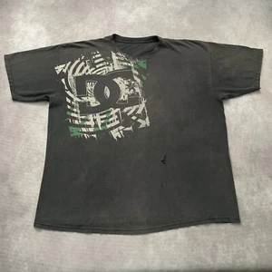 Vintage DC Shoes Graphic Tee Size XL Skate Tee Y2K 2000s Grunge Fade Distress - Picture 1 of 14