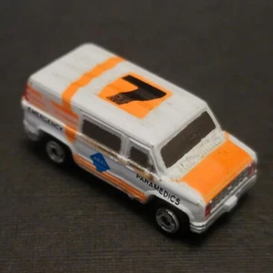 Micro Machines Emergency Services Ford '70's Custom Van Paramedics Ambulance #7 - Picture 1 of 8