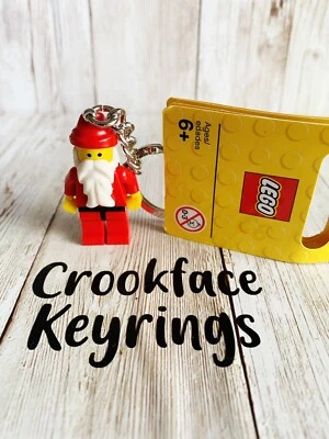 LEGO 850150 SANTA CLAUS FATHER CHRISTMAS KEY CHAIN BRAND NEW KEYRING