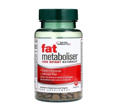 HOLLAND AND BARRETT Nutrition Headquarters Fat Metaboliser 120 Tablets( New Packaging)
