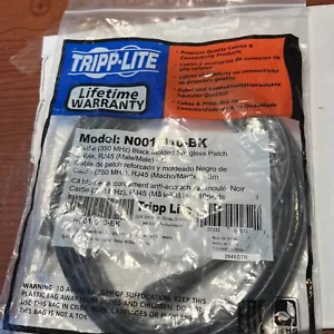 Tripp Lite Cat5e Patch Cable - 1 X Rj-45 Male - 1 X Rj-45 Male - 10ft - Black - Picture 1 of 1