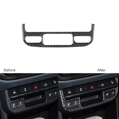 Cubierta de luz de advertencia de fibra de carbono para Chevrolet Colorado/GMC Canyon 2005-22 Foto 1 de 4