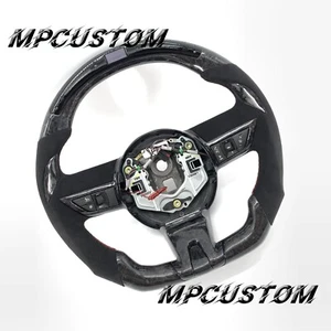 Fit For Chevrolet Camaro SS 2010 2011 100% Real Carbon Fiber Steering Wheel  - Picture 1 of 8