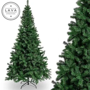 6FT Christmas Tree Xmas Artificial with Iron Stand Holiday Decor Indoor Outdoor - Picture 1 of 12