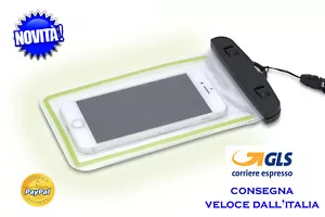 CUSTODIA PER CELLULARE IMPERMEABILE TRASPARENTE CON LACCETTO - Foto 1 di 4