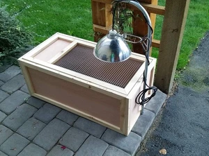 Chicken Brooder Box Cage Coop Chick Brooderbrooder For Baby Chicks Wooden NEW - Picture 1 of 9