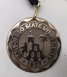 San Diego State University Brass Medal Award Presented With Appreciation To You  - Picture 1 of 5