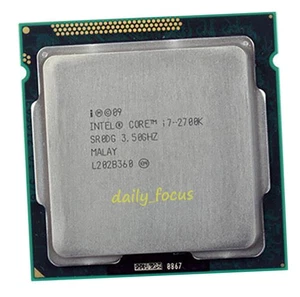Intel Core i7-2700K 3.5 GHz LGA1155 4 cores 8 threads SR0DG CPU Processor 8 MB - Picture 1 of 4