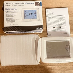 Emerson Blue 1F97 1277 Touchscreen Programmable Thermostat 7 Day Schedule - Picture 1 of 4