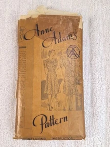 Vestido vintage Anne Adams patrón 9615: talla 38 circa 1930-1940 - Imagen 1 de 9