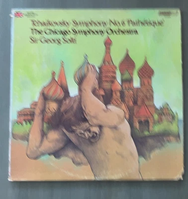 Tchaikovsky Symphony No. 6 Pathetique~Sir Georg Solti~Chicago Symphony Vinyl LP - Image 1 of 4