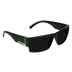 Occhiali da sole Real LOCS Biker Gangster Low Rider tonalità super scuro nero - Foto 1 di 26