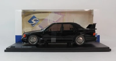 Solido Mercedes Benz 190 W201 Evo II black 1990 1/18 S1801012 - Immagine 1 di 3