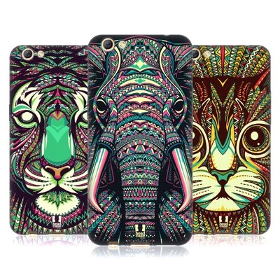 HEAD CASE DESIGNS CARAS DE ANIMALES AZTECAS 2 FUNDA DE GEL SUAVE Y PAPEL TAPIZ PARA TELÉFONOS OPPO Foto 1 de 4