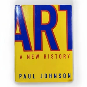 Art A New History by Paul Johnson 2003 Hardcover Dust Jacket Large Book - Picture 1 of 7